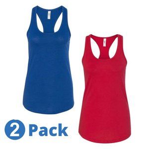 2 Pack Bundle - Ladies' Ideal Racerback Tank Top